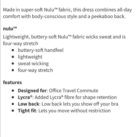 Lululemon Wrap Back Long Sleeve Dress - Picture 9 of 13